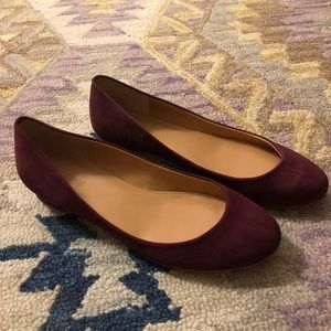 SOLD J crew suede shoes